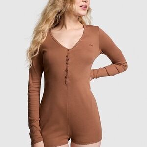 Victoria's Secret PINK Long Sleeve Romper